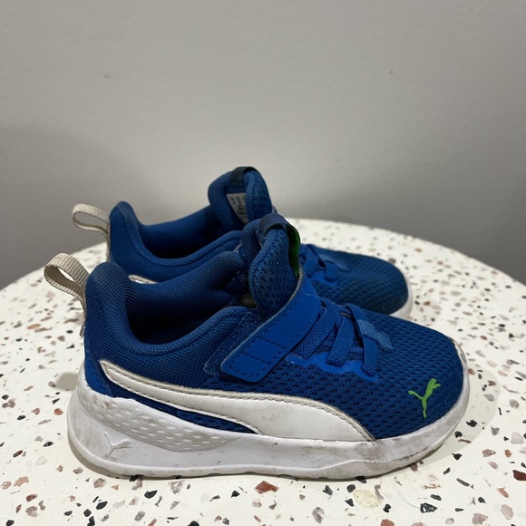 Blue Puma Anzarun Lite Sneakers 6c baby shoes - Picture 7 of 7